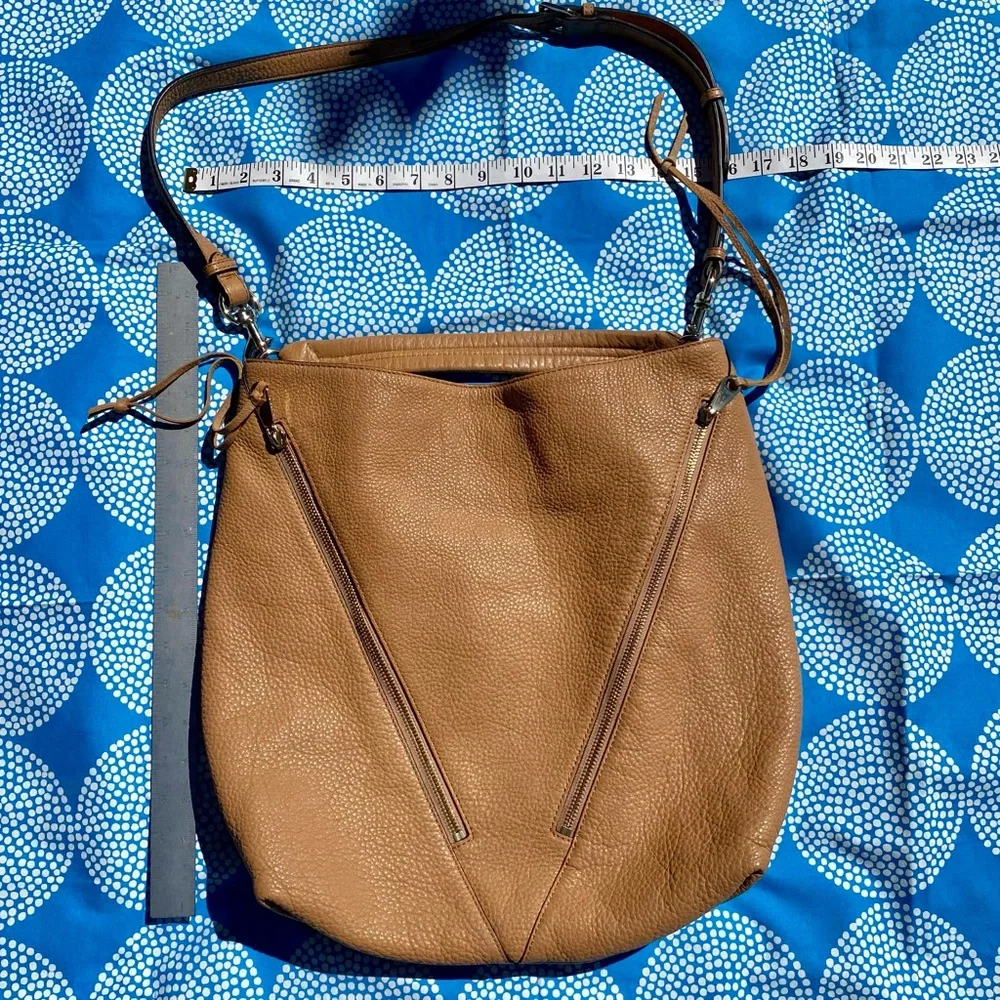 Rebecca Minkoff Pebble Leather Hobo Shoulder Crossbody Bag